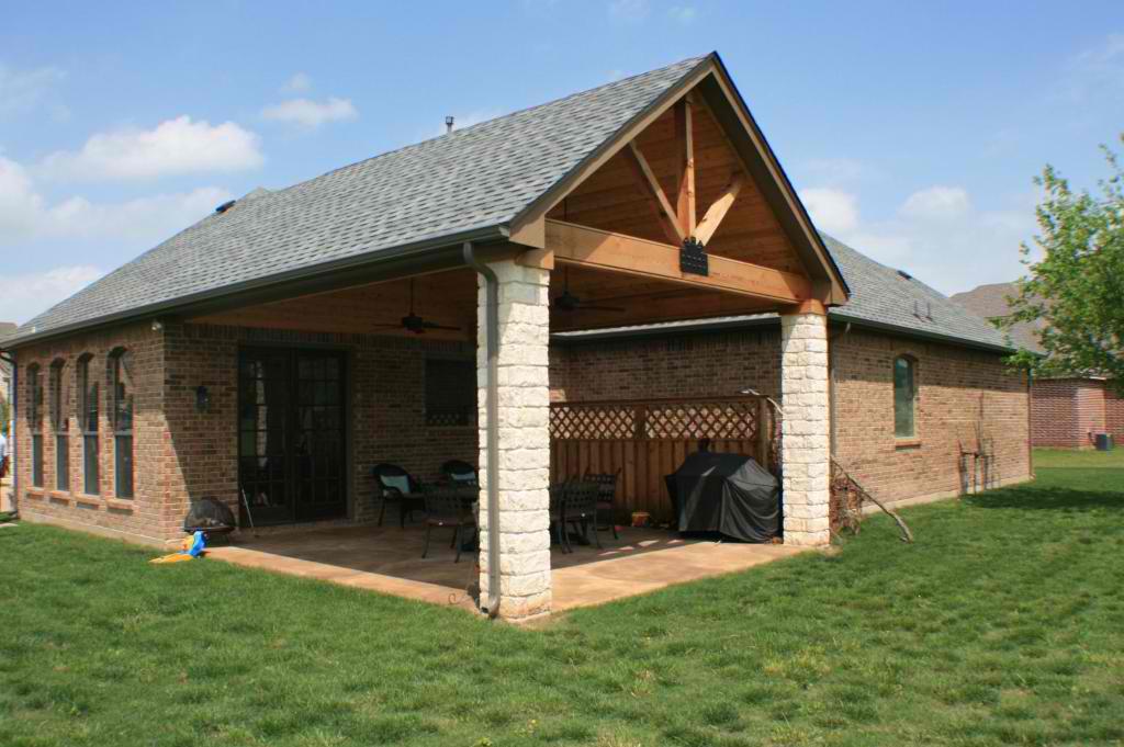 Gabled Covered Patio