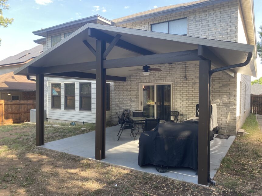 Gabled Patio Cover in Pflugerville TX
